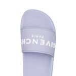 GIVENCHY SLIDE FLAT SANDALS IN RUBBER