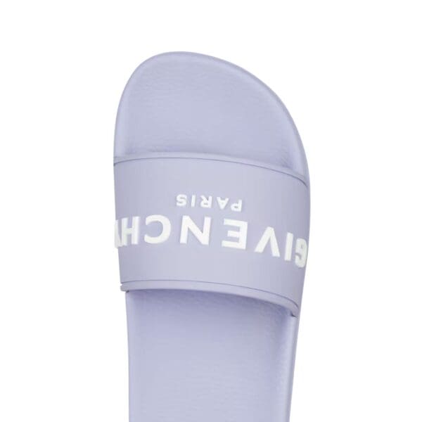 GIVENCHY SLIDE FLAT SANDALS IN RUBBER