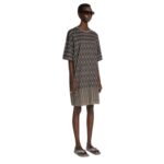 DRIES VAN NOTEN T-SHIRT DRESS NAVY