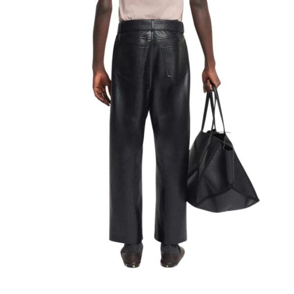 NANUSHKA FERRE REGENERATED LEATHER PANTS
