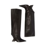 THE ATTICO ''CHEOPE'' BLACK TUBE BOOT