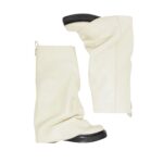 THE ATTICO ''ROBIN'' IVORY COMBAT BOOT