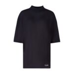 THE ATTICO BLACK T-SHIRT