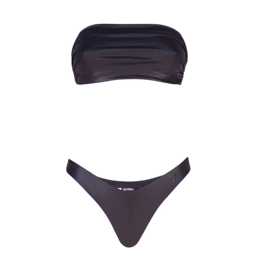 THE ATTICO BLACK BIKINI