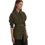 YVES SALOMON TECHNICAL FABRIC SAFARI JACKET