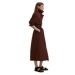 YVES SALOMON TECHNICAL FABRIC TRENCH COAT