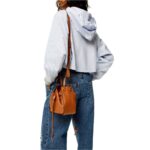 LOEWE MINI HAMMOCK DRAWSTRING BAG IN CLASSIC CALFSKIN