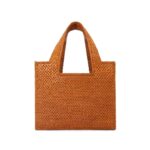 LOEWE FONT TOTE SMALL BAG IN RAFFIA