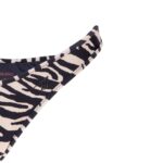 THE ATTICO BLACK AND CAPPUCCINO BIKINI