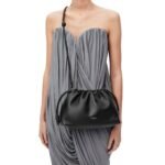 LOEWE MINI FLAMENCO PURSE BAG IN SOFT LAMBSKIN