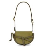 LOEWE GATE DUAL MINI BAG IN SOFT CALFSKIN AND JACQUARD