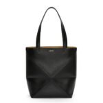 LOEWE PUZZLE FOLD TOTE BAG IN SHINY CALFSKIN