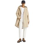 YVES SALOMON COTTON-BLEND FISHTAIL PARKA