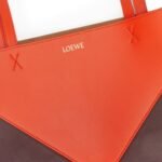 LOEWE PUZZLE FOLD TOTE BAG IN SHINY CALFSKIN