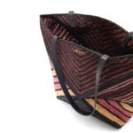 LOEWE PUZZLE FOLD TOTE BAG IN RAFFIA