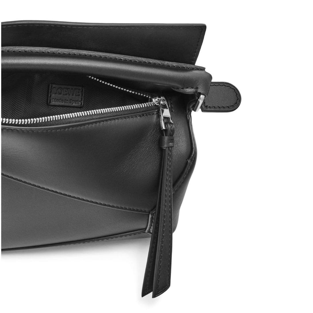 LOEWE MINI PUZZLE BAG IN SATIN CALFSKIN