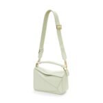 LOEWE SMALL PUZZLE BAG IN SATIN CALFSKIN