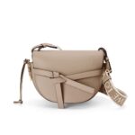 LOEWE SMALL GATE BAG IN SOFT CALFSKIN AND JACQUARD