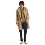 YVES SALOMON COTTON-BLEND FISHTAIL PARKA