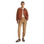 YVES SALOMON SHORT DRAWSTRING NECK DOWN JACKET