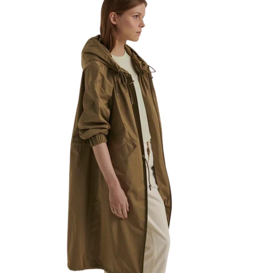 YVES SALOMON LONG LIGHT PARKA