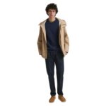 YVES SALOMON SHORT COTTON-BLEND PARKA