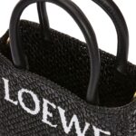 LOEWE STANDARD A5 TOTE BAG IN RAFFIA