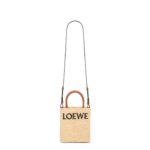 LOEWE STANDARD A5 TOTE BAG IN RAFFIA