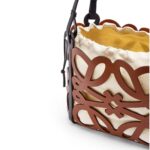 LOEWE ANAGRAM CUT OUT TOTE BAG IN CALFSKIN