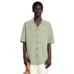 NANUSHKA ZIKO TERRY-KNIT SHIRT FADED SAGE