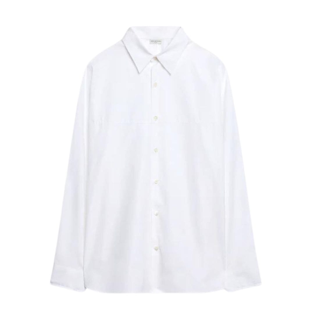 DRIES VAN NOTEN COTTON KIMONO SHIRT