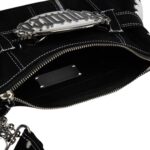 GOTHIC DSQUARED2 DENIM SHOULDER BAG