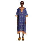DRIES VAN NOTEN PRINTED KAFTAN