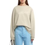 NANUSHKA MART ORGANICALLY GROWN COTTON SWEATSHIRT SHELL SYMBOL