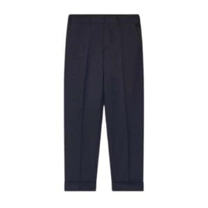 DRIES VAN NOTEN TAPERED CUFFED PANTS