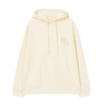 NANUSHKA EVER ORGANICALLY GROWN COTTON LOGO HOODIE CREME