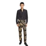 DRIES VAN NOTEN OVERDYED SILK SHIRT