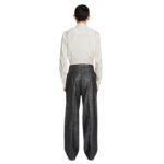 DRIES VAN NOTEN STRIPED SILK SHIRT