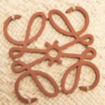 LOEWE SQUARE POCKET IN WRATH PALM AND CALFSKIN