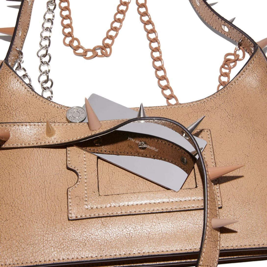 ACNE STUDIOS PLATT SPIKE MINI SHOULDER BAG