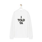 LOEWE RELAXED FIT SWEATSHIRT IN COTTON