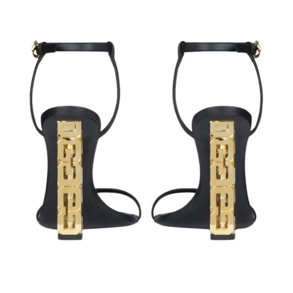 GIVENCHY G CUBE SANDALS IN LEATHER