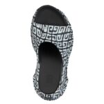 GIVENCHY MARSHMALLOW SANDALS IN RUBBER WITH TAG EFFECT 4G PRINT