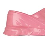 GIVENCHY MARSHMALLOW WEDGE SANDALS IN IRIDESCENT RUBBER
