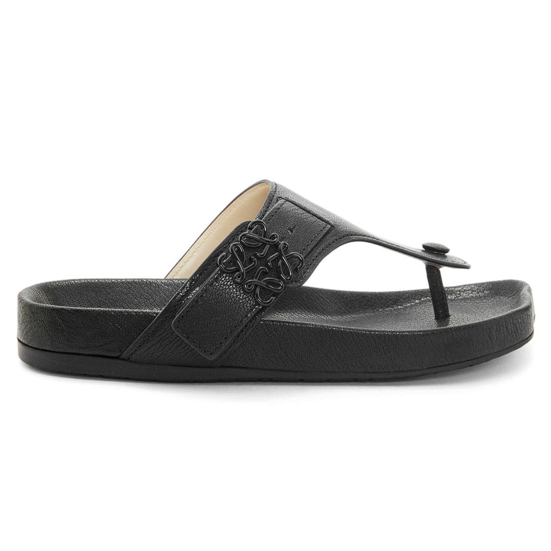 LOEWE ANAGRAM EASE SANDAL IN KIDSKIN