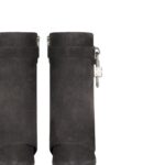 GIVENCHY SHARK LOCK ANKLE BOOTS IN SUEDE