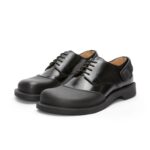 LOEWE DERBY SHOE IN RUBBER AND BRUSHED OFF CALFSKIN