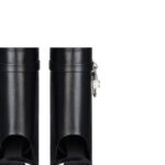 GIVENCHY SHARK LOCK SANDALS IN LEATHER