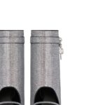 GIVENCHY SHARK LOCK SANDALS IN SATIN WITH STRASS