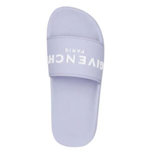 GIVENCHY SLIDE FLAT SANDALS IN RUBBER